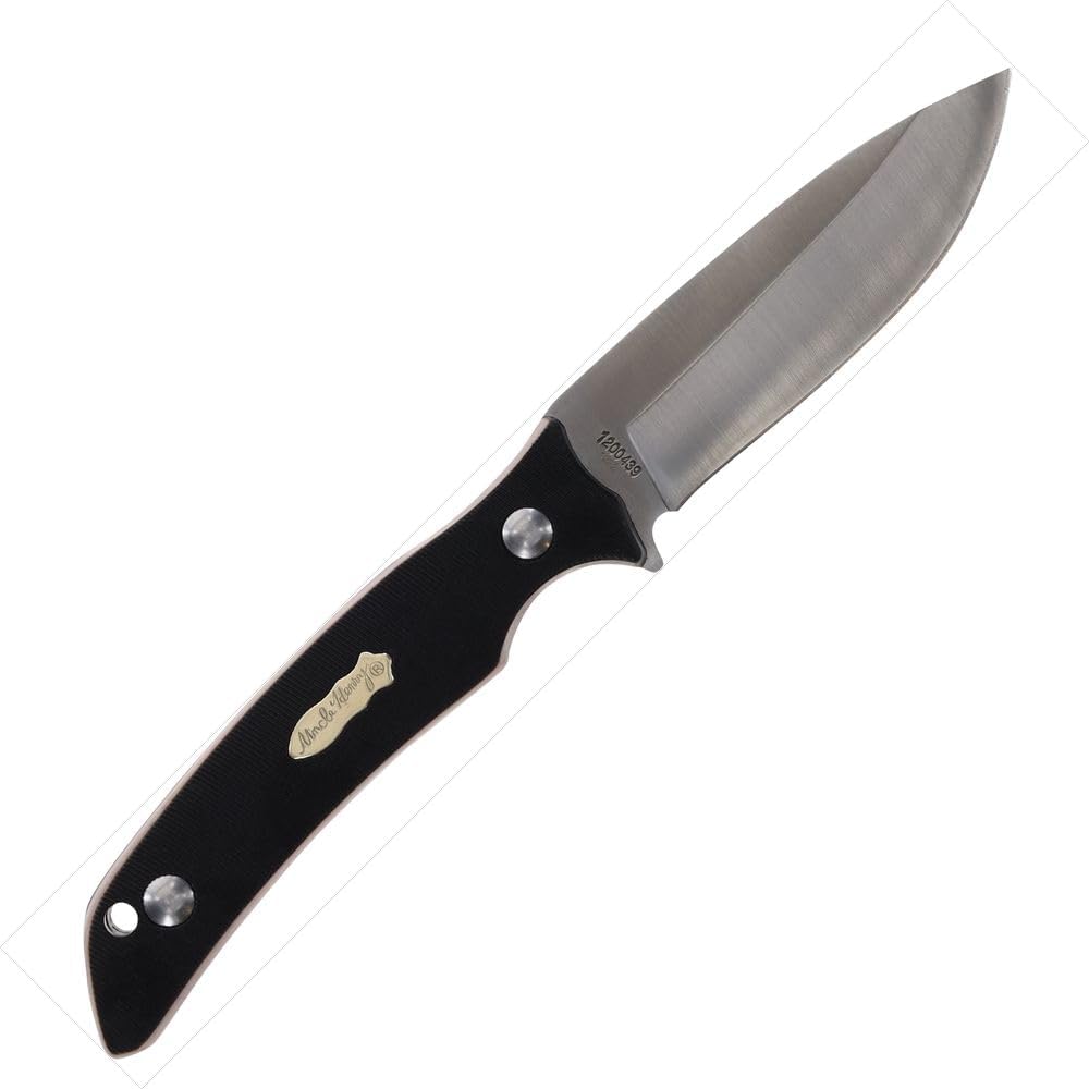 Uncle Henry Fixed Blade Knife with Lighter and Cigar Cutter in Gift Tin