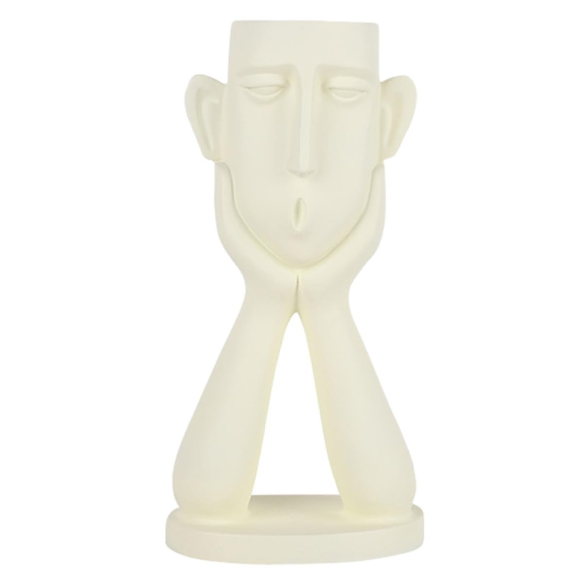 Vase en céramique mate SHINEOFI, ornement artistique de luxe