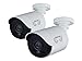 Night Owl Security, 2 Pack Add–On 1080p HD Wired Security Bullet Cameras (White)