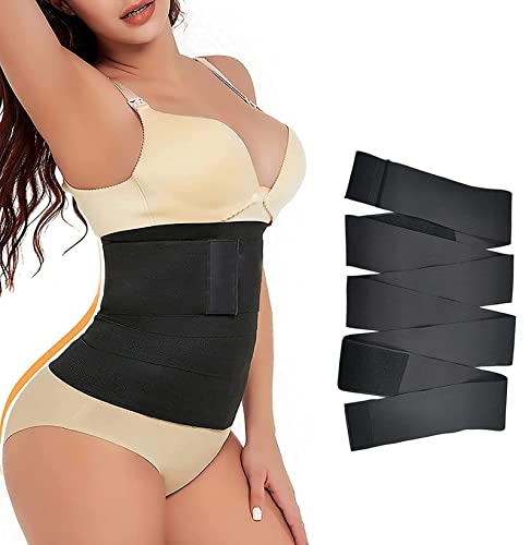 Tiktok Snatch Me Up Bandage Wrap Waist Trainer,Quick Snatch Waist Trimmer Belt for Stomach,Postpartum Recovery Back Braces for Women Body Shaping