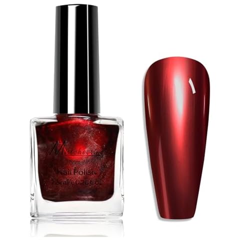 DMQ Burgundy Mirror Nail Polish for DIY Art Cover