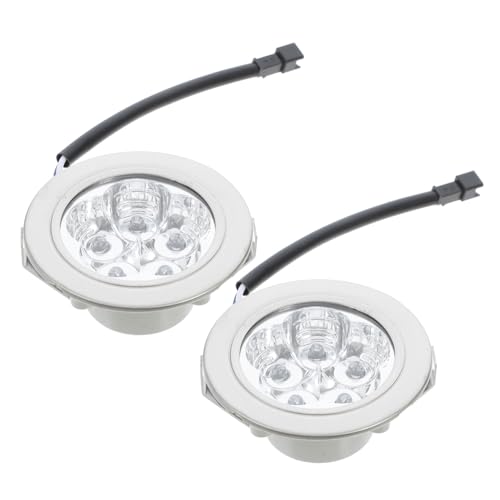 BESTonZON 2個 レンジフードライト 交換用電球 節電 高輝シルバー キッチン換気扇用 防蒸気 耐振動設計 簡単取り付けで多機能調理照明