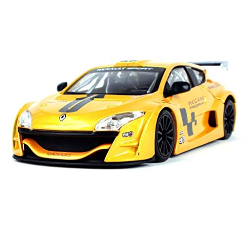 Preisvergleich Produktbild KKD Scale Model Simulation Fahrzeuglernspielzeug, Fernsteuerungsauto-Spielzeug, Modellauto 01.24 Renault Megane Trophy Simulation Legierung Kinderspielzeugauto Jungen Sport Car Metallverzierungen Auto