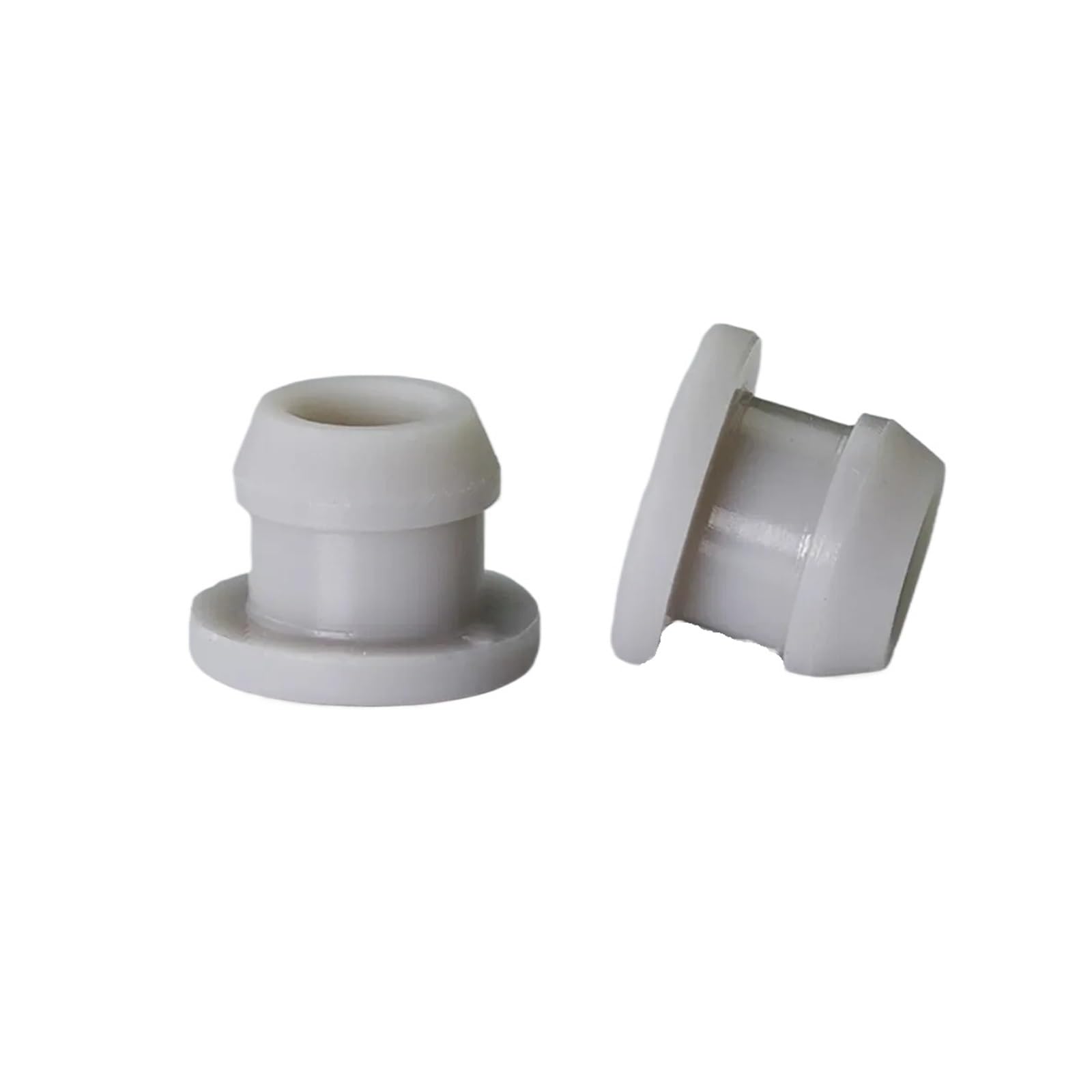 Silikon-Gummi-Lochkappe, T-Stecker, Schnallendichtung, 4,5 mm - 50,6 mm, Blindendichtung (grau, 17 mm (2 Stück))