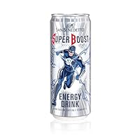 San Benedetto, Super Boost Energy Drink, 330 ml, Bevanda Energetica Rinfrescante, con Caffeina e Taurina, Zero Zuccheri Aggiunti, un' Alternativa al Caffè Fresca e Gustosa