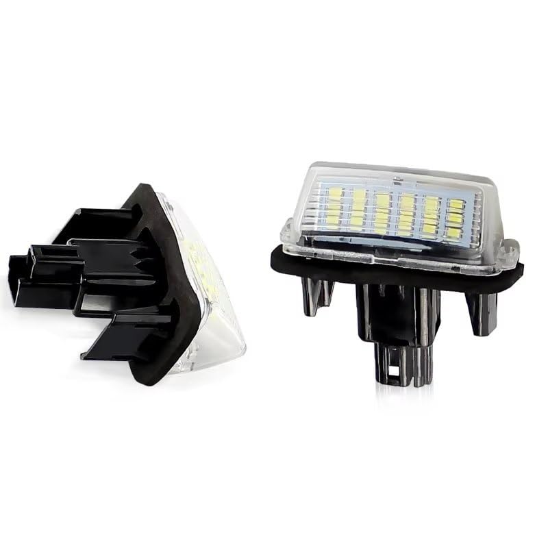 Luces de matrícula Toyota Yaris 2012-2016 evitan multas por bombilla fundida 2 uds