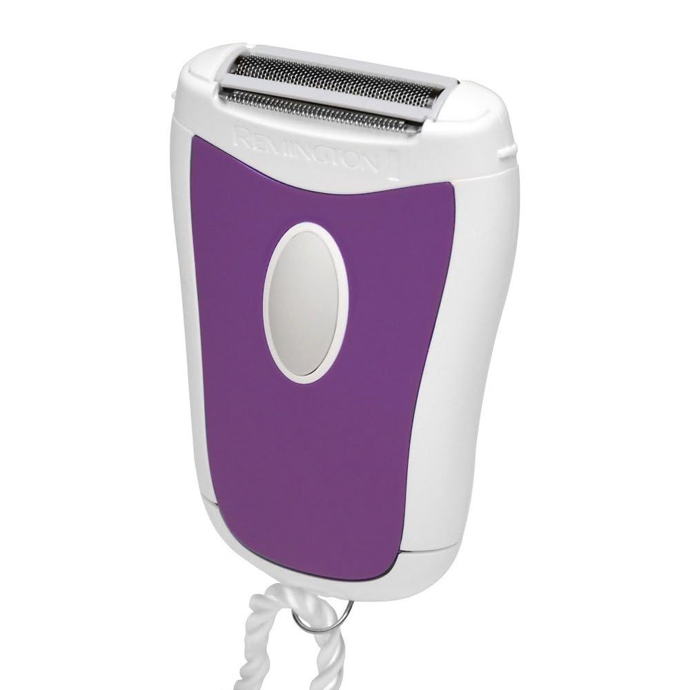 Smooth & Silky Compact Lady Shaver WSF4810 | Hypoallergenic Foil for Smooth, Nicks-Free Shave | Wet & Dry Use | Travel-Friendly Design | Dual Trimmers & Battery Operated