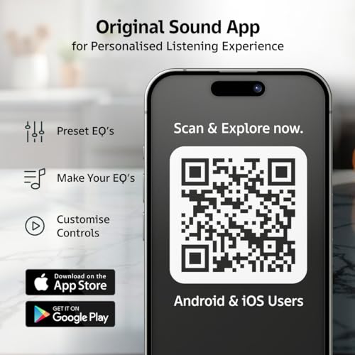 Image of pTron Bassbuds NEO TWS Earbuds w / 13mm Drivers, 45Hrs Playtime, Dual HD Mic & AI-ENC Calls, Custom EQ, Mobile App, Bluetooth V5.4 Earphones, Voice Assistant, Type C Fast Charging & IPX5 (Raven Black)