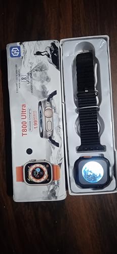 Image of VITALWEAR T800 Ultra Series 1.9-Inch Display Smartwatch with Bluetooth Calling, Voice Assistant & 123 Sports Modes(Black)