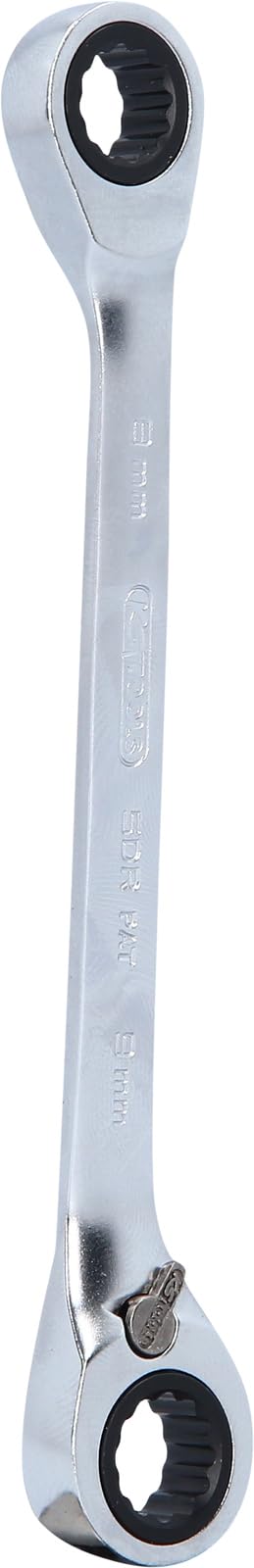 Clé polygonale à cliquet débloquer écrous difficiles espace étroit 8x9 mm