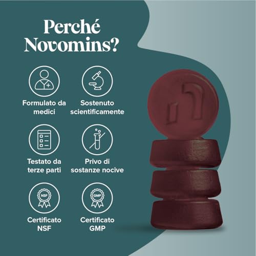 Shilajit Gommose – 2000Mg Di Himalayane Shilajit Ad Alta Concentrazione Con Ashwagandha, Chaga, Zinco, Ferro, Selenio E Vitamina D – Supporto Per Energia, Cervello E Sistema I - Novomins - 9