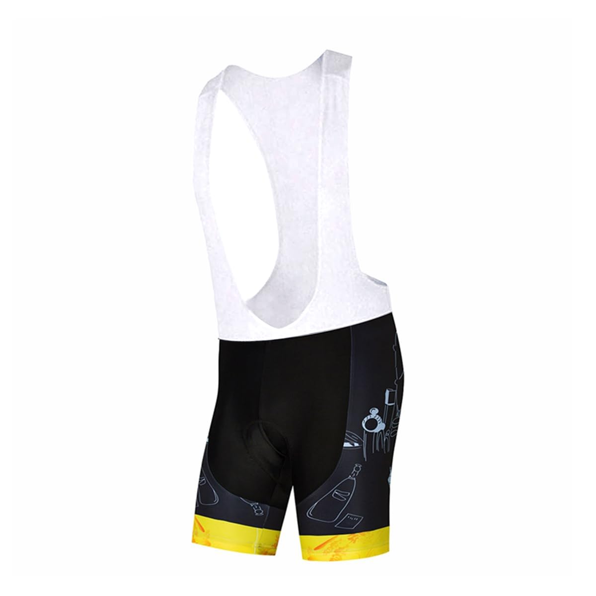 Men's and Women's Cycling Bib Shorts 3D Padded Bicycle Riding Bike Biking Pants Road Cycle Shorts