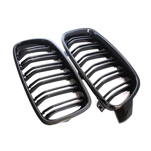 Calandre Avant Double Lamelle Remplacement Grille Sport Noire Brillante Série 3 F30 F31