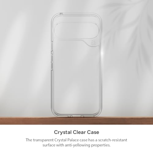 Image of ZAGG Crystal Palace Google Pixel 9 / Pixel 9 Pro Case - Crystal Clear, Ultra-Slim Case with 13ft Drop Protection, Graphene Strength, Recycled Materials, Clear