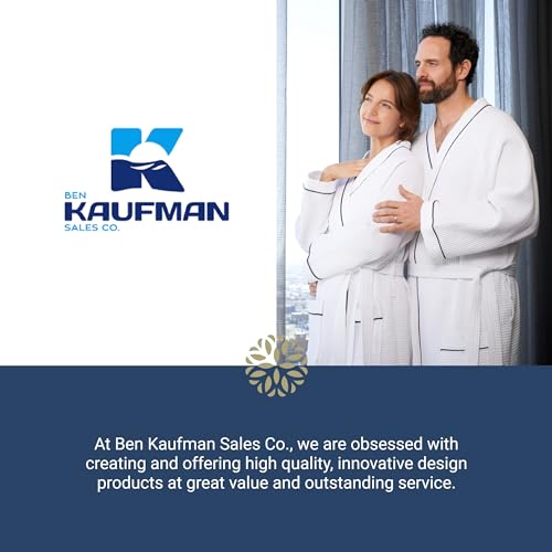 Image of Kaufman Waffle Robes | Personalized & Monogramed | Unisex 100% Cotton Soft Luxury Bathrobes for Men & Women, Spa & Hotel