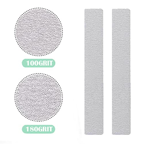 21Pcs Grit Emery Board Nail File,100/180 Finger Nail Filer For Acrylic Nails #TOP4