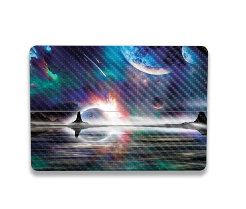 Image of MightySkins Carbon Fiber Skin Compatible with Microsoft Surface Laptop Studio 2 (2023) Full Wrap Kit - Space Horizon | Protective, Durable Textured Carbon Fiber Finish | Made in The USA