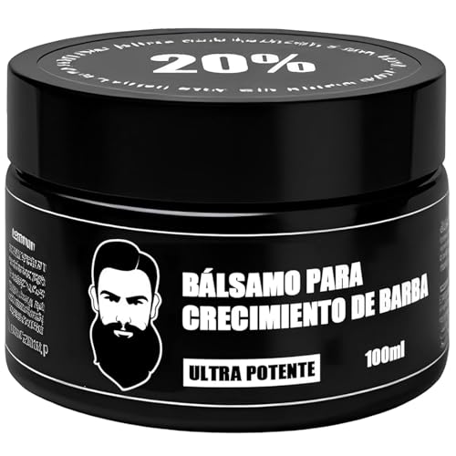LELLURE NEW Para Barba Crecimiento De Barba Para Hombre Apolo Estimulante De Barba Estimulante De Barba Apolo Ultra Potente Apolo Balsamo Negro Moisturizes Strengthens Barba for Mens (1PCS)