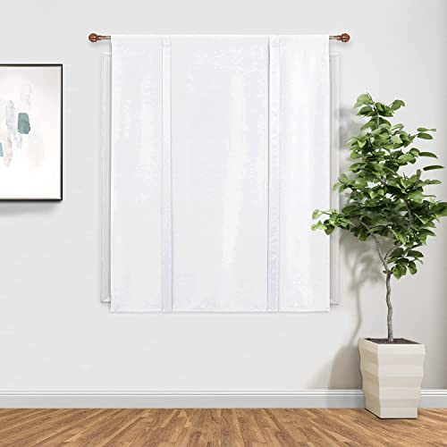 Dwcn DWUS-ZGB-JD1P-3445-42 Blackout Curtains-Tie Up Shade For Window Thermal Insulated Room Darkening Rod Pocket Balloon Window Shade Curtains thumb #3