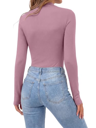 Image of OPOIPIN Women's Long Sleeve Basic Bodysuit