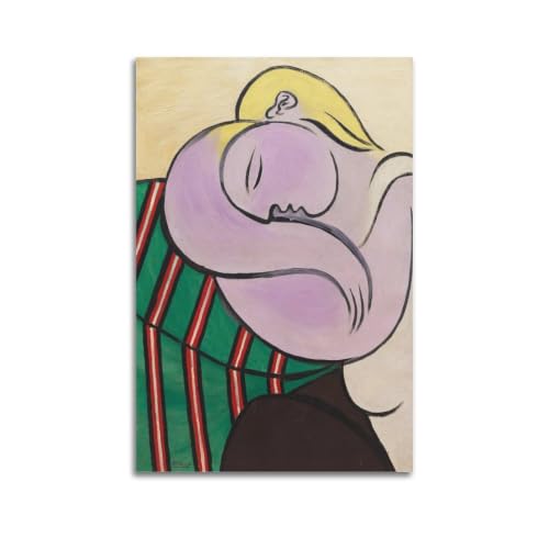 Poster Picasso Femme aux cheveux jaunes pour un salon moderne chic