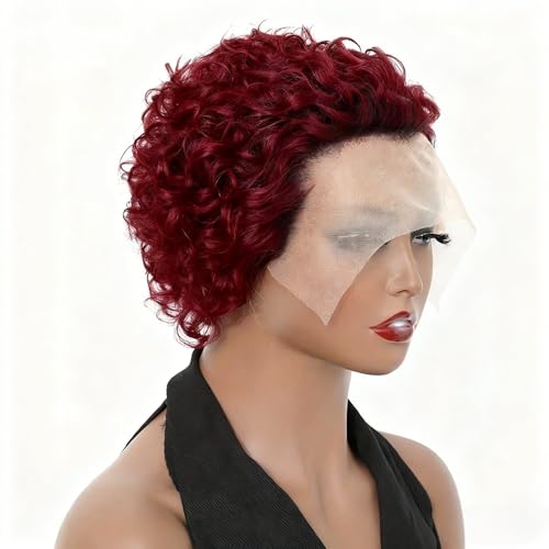Perruque courte bouclée pour masquer la perte de cheveux femme