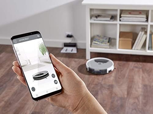 Smartphone app controlling the robot vacuum cleaner