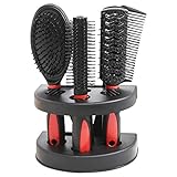 【Haarbürste Für Alle Haartypen】Egal, ob Sie kurzes, feines Haar stylen, Volumen schaffen oder durch langes, dickes Haar gleiten möchten. Nasses oder trockenes, glattes oder lockiges dünnes Haar wird bevorzugt. Perfekt für das entwirren der Haare, um gleichzeitig Öle von der Wurzel bis zur Spitze des Haares zu verteilen.