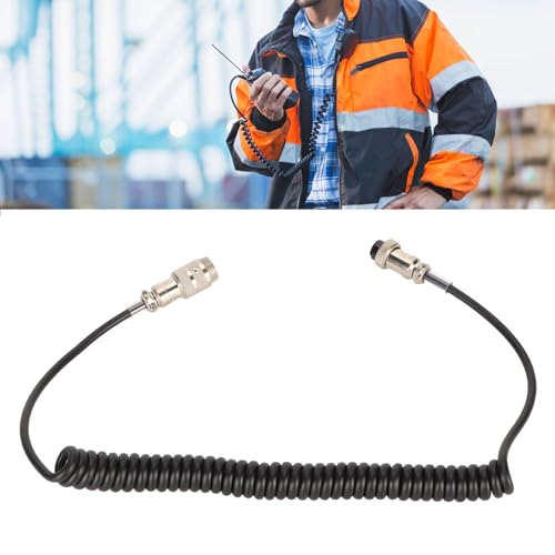 4 Pin Microphone Extension Cord for Cobra CB Radio, CB Radio Mic Extension Cable, Durable Coiled Cable for Uniden CB Radio - Image 3