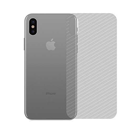 Película Traseira de Fibra de Carbono Transparente para iPhone X e XS - Gshield