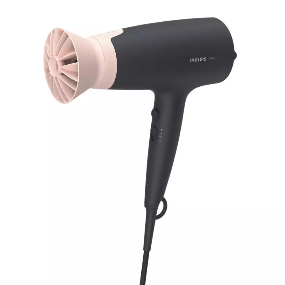 Seche Cheveux PHILIPS BHD350/10 Séries 3000 - 2100W - 6 combinaisons vitesse/T - Fonction ionique - ThermoProtect