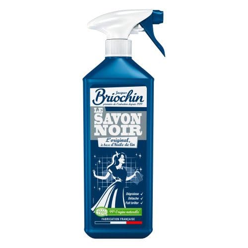 Briochin Savon noir en spray, 100% naturel, sans solvant, toutes surfaces - Le spray de 750ml