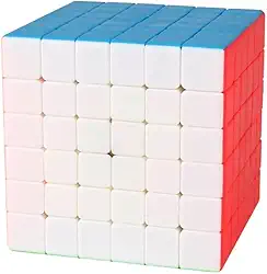 Moyu Meilong Cubo Magico Profissional 6x6 Stickerless Demolidor, Multicor