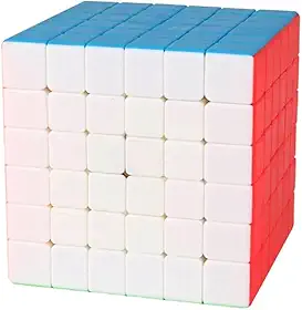 Moyu Meilong Cubo Magico Profissional 6x6 Stickerless Demolidor, Multicor