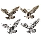Eagle-reversnadel: metall-cardigan-clips mit pin-design können fest und einfach an ihrer kleidung befestigt werden, ohne dass sie herunterfallen oder ihre kleidung beschädigen.
