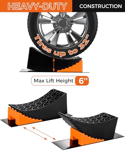 Byernauto BY-RV-03-04 Byern Auto Large Camper Levelers, Rv Leveling Blocks Ramp Kit Lift Up To 6In thumb #2