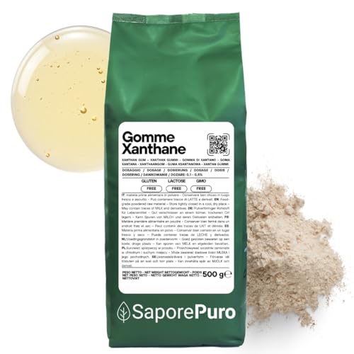 Saporepuro Xanthane en poudre 500 gr - Idéal pour la crème...