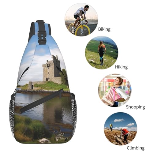 Bolso bandolera unisex para diario y senderismo miniatura 5