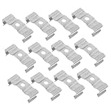 Angoily 20 Stück LED Lamp Clips Hänger für Röhrenhalterung Kompatibel mit LED Leuchten Einfache Installation für und Bildungsstätten