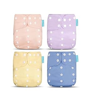 econapsエコナップス 布おむつカバー＆ライナーセット 花柄・葉柄 econapsエコナップス 布おむつカバー＆ライナーセット 花柄・葉柄