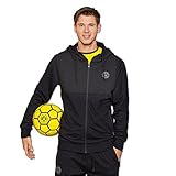borussia dortmund padded jacket Größe: 116 BVB Kinder Kapuzen-sweatjacke mit Steppmuster, schwarz, 116, 2466466