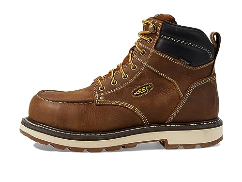 Image of KEEN Utility Men's Cincinnati 6 inch Composite Toe Waterproof 90 Degree Heel Heavy Duty Work Boots