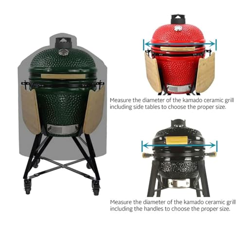 Housse de barbecue imperméable avec double couture et boucles - 7
