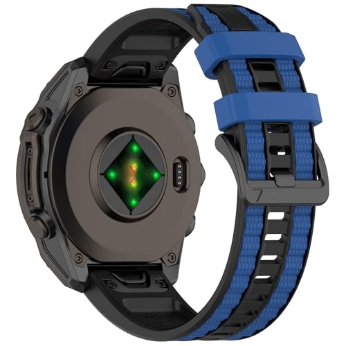 22mm 26mm QuickFit�X�g���b�v Garmin Fenix 8 47mm/51mm Fenix 7/6/5/3�p�X�g���b�v�ɑΉ� �V���R�[���X�g���b�v Epix/Forerunner/Instinct/Enduro/Tactix/Descen