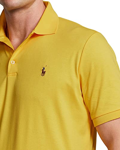 Image of Polo Ralph Lauren Men Medium Fit Interlock Polo Shirt YellowFinSigPny, M