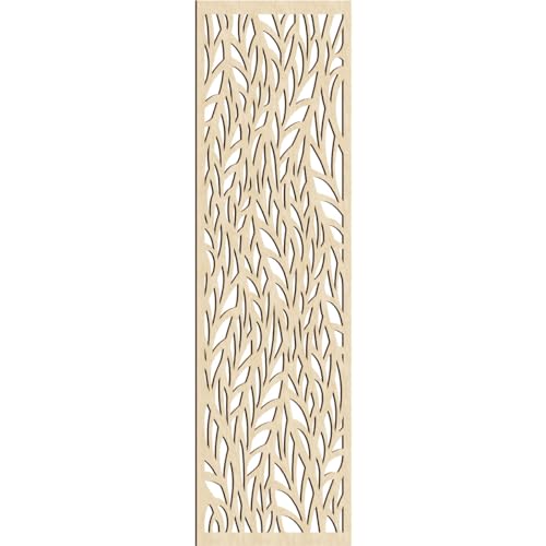 Image of Ortonville Decorative Pierced Fretwork Wood Wall Panels, 33 3 /8 inchW x 84 3 /8 inchH x 1 /4 inchT, Birch