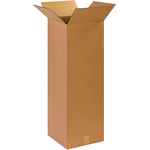 Image of BOX USA Shipping Boxes Large 14 inchL x 14 inchW x 40 inchH 15-Pack, Cardboard Box for Shipping, Moving, Mailing, Packing, Packaging and Storage