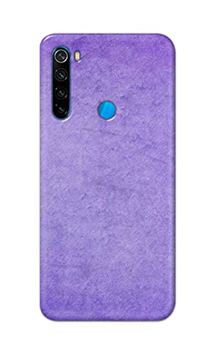 Image of Plain Purple Hard Back Case Cover for Redmi Note 8 (6.3 inch) Back Cover -(J5) VNS2226