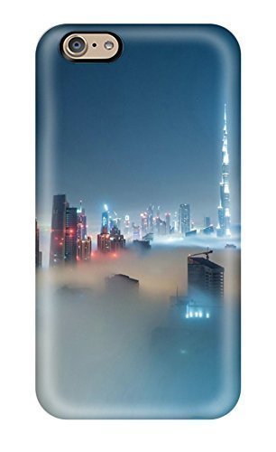 Diy Yourself 6 Scratch-proof protective case cover For Iphone/ Hot Dubai Skyline Covered In Fog Iphone 5 RNAyRToIzM8 cell phone case cover