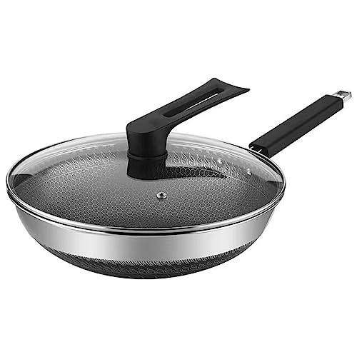 Wok antiadherente con tapa 34 cm